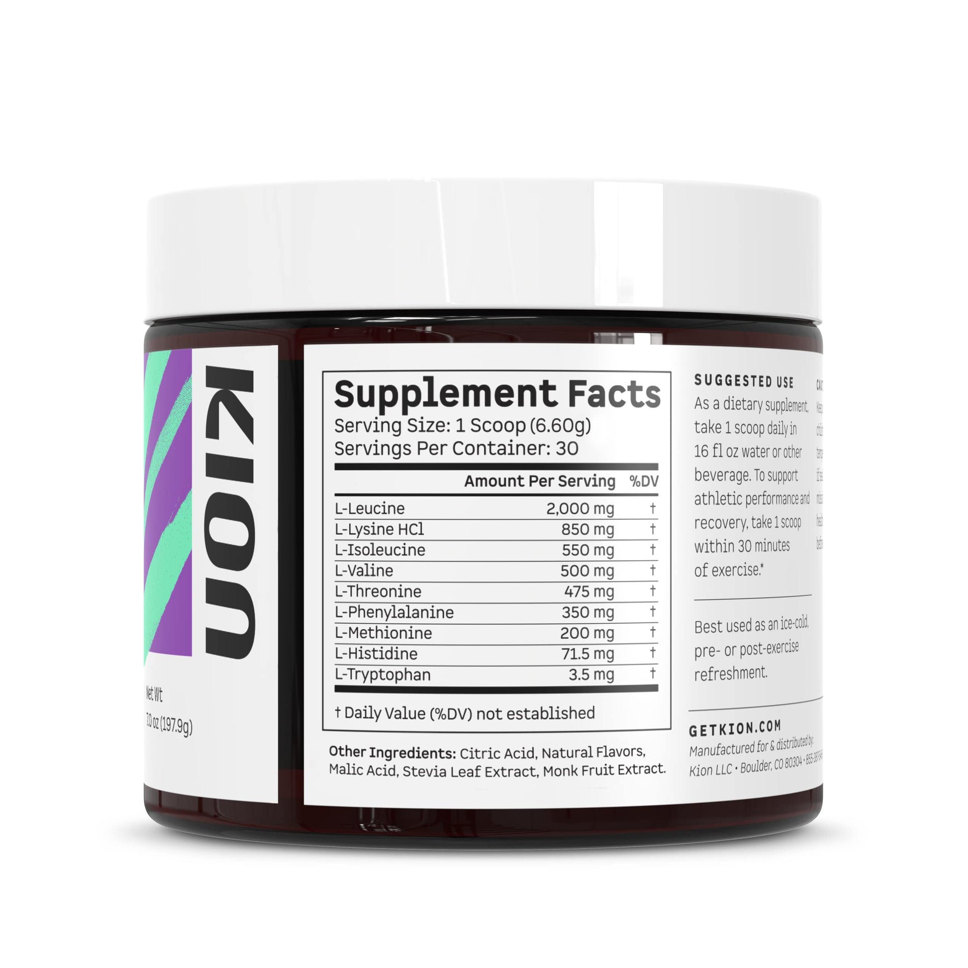 Kion Aminos - Essential Amino Acids Supplement, Essential Amino Acids Powder for Muscle Recovery, BCAA EAA No Caffeine, Amino Acid Powder, Essential Amino Energy - 30 Servings, Mixed Berry Kion buy australia supplements