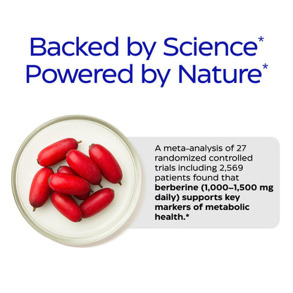 Enzymedica Berberine HCl Supplement 510 mg - Berberine Capsules for Men & Women, Natural Metabolic Health Support, Vegan, Gluten Free, Non-GMO - 120 Targeted Release Caps Gsupps Australia