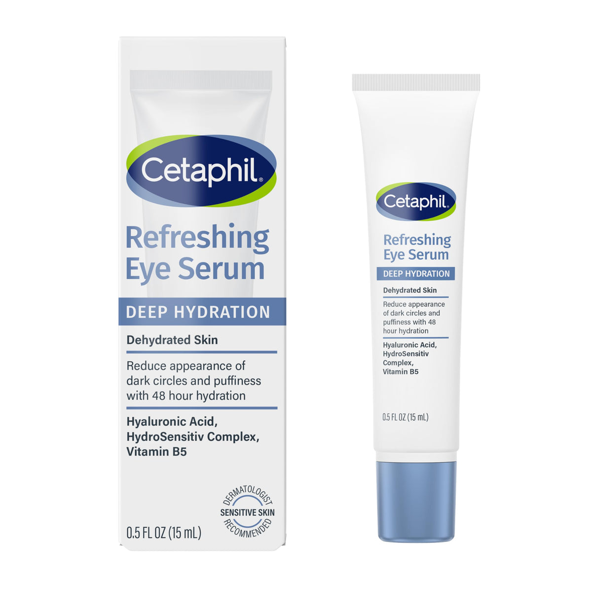 Cetaphil Deep Hydration Refreshing Eye Serum, Dark Circles, 0.5oz Cetaphil