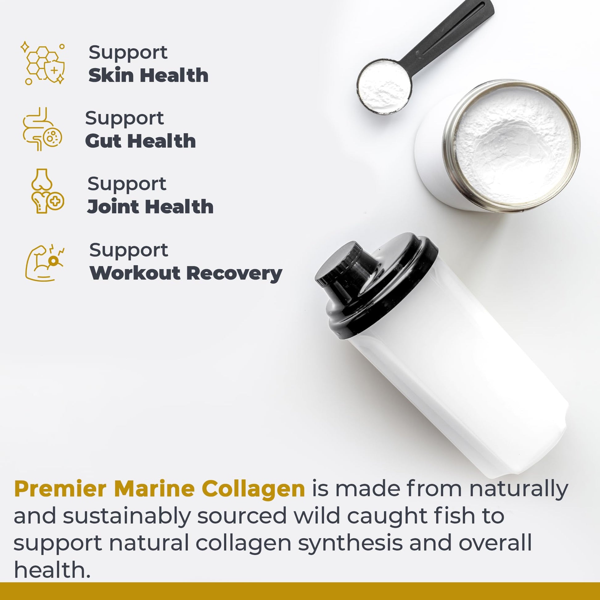 Premier Research Labs Marine Collagen - Marine Collagen Peptides, Hydrolyzed Marine Collagen Powder, Fish Collagen for Women and Men, 5g Collagen Per Serving for Skin, Joint, and Gut Health - 7 Oz Premier Research Labs buy australia supplements