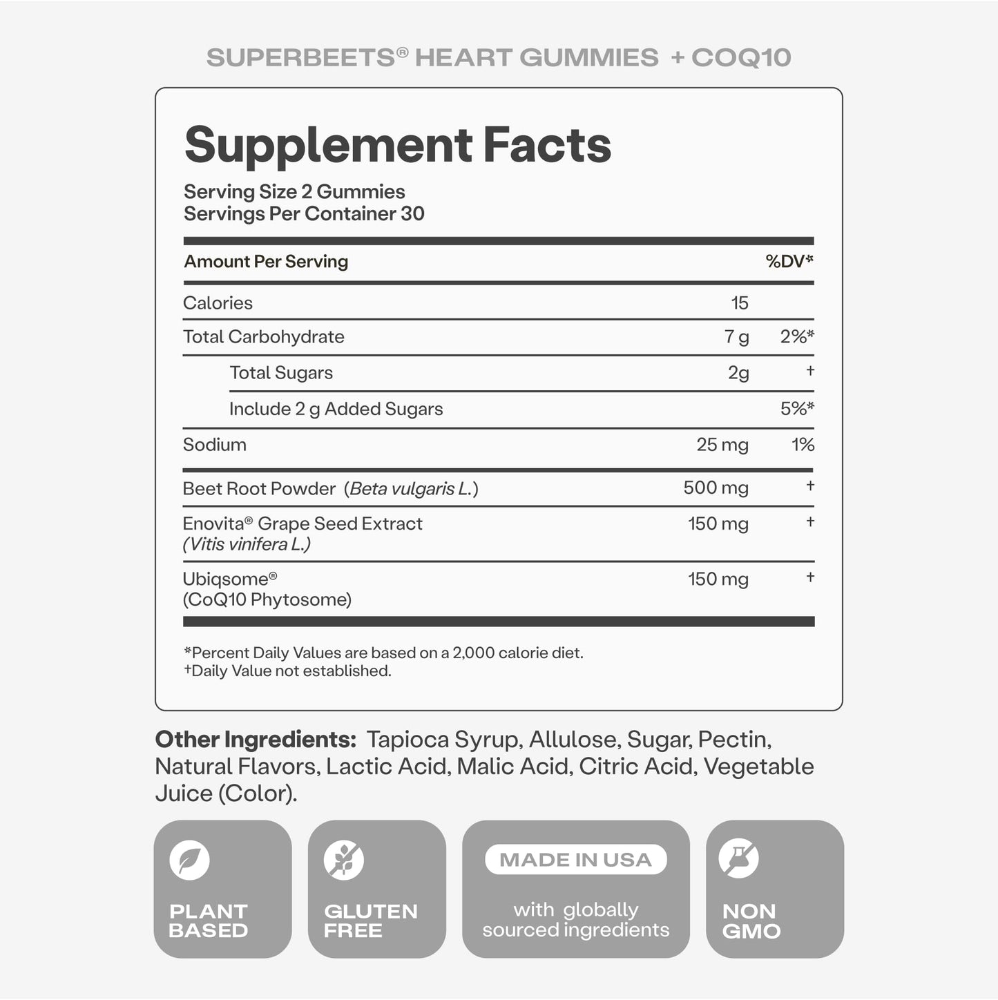 Humann SuperBeets 3-in-1 Heart Gummies - 3x Absorption CoQ10 - Plus Beetroot Extract & Grape Seed Extract for Advanced Heart Health, Cellular Energy & Circulation Support Humann