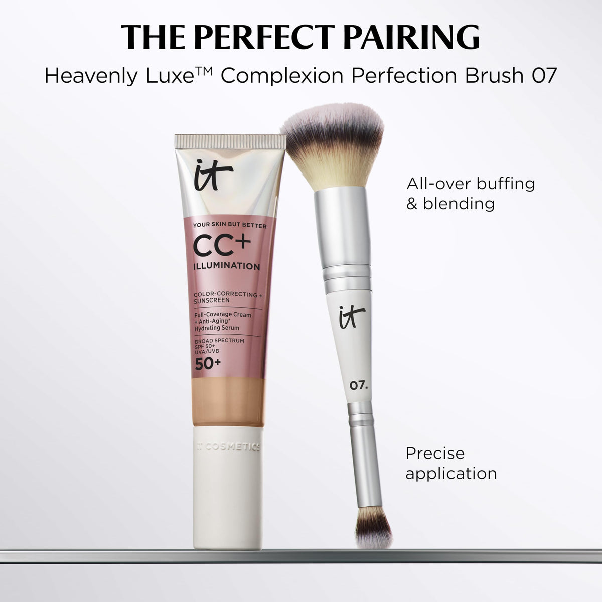 IT Cosmetics CC+ Cream Illumination SPF 50+ - Light Medium (N) - 1.08 fl oz IT Cosmetics