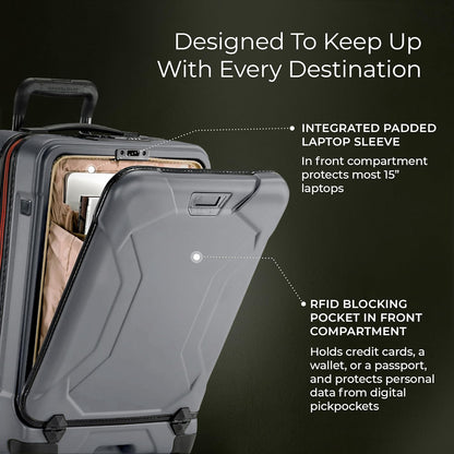 Briggs & Riley Torq Large 30 Inch Hardside Checked Luggage, Stealth Black Gsupps Australia
