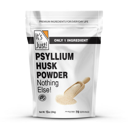It's Just! - Psyllium Husk Powder, Easy Mixing Dietary Fiber, Cleanse Your Digestive System It's Just!
