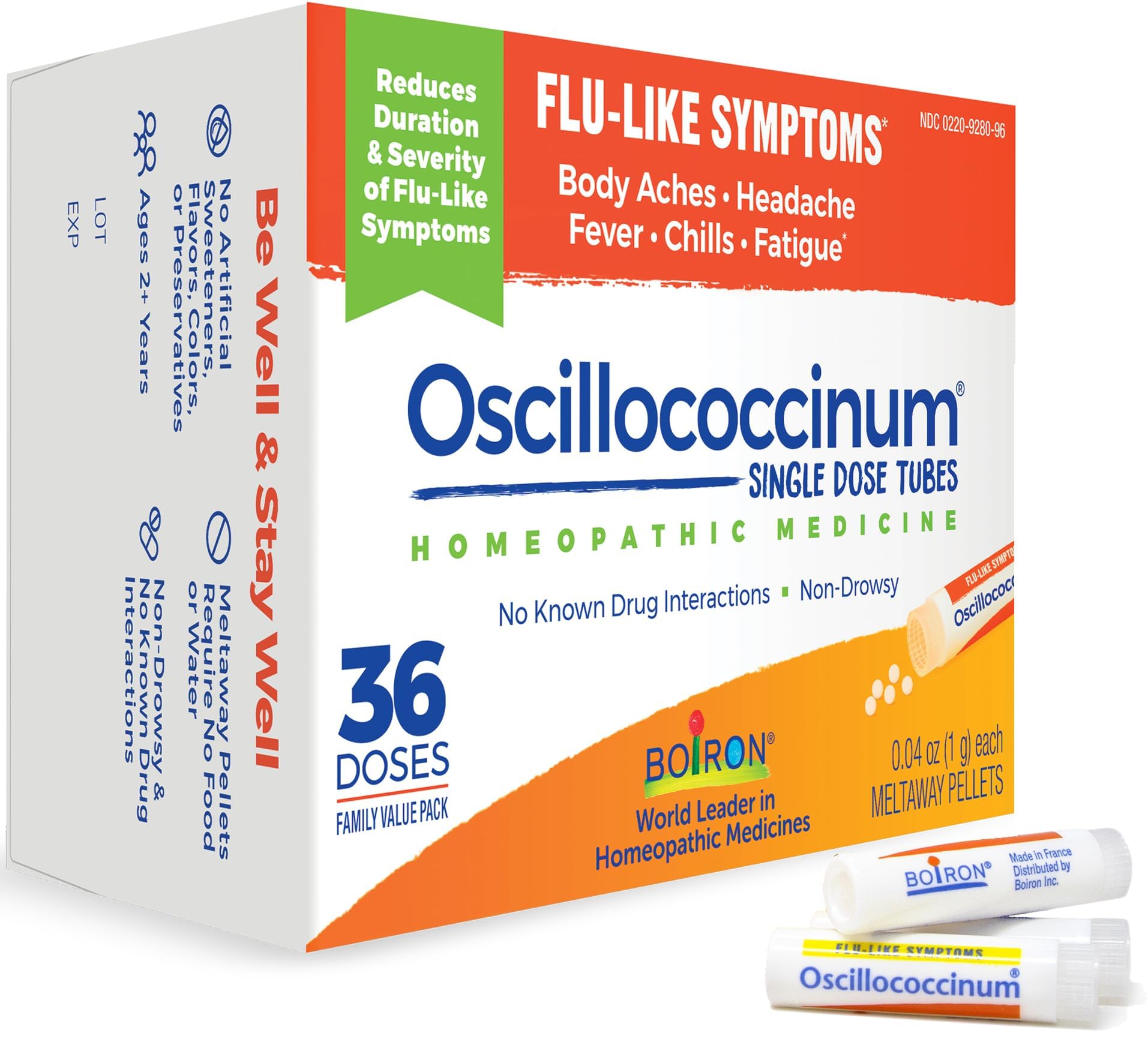 Boiron Oscillococcinum 36 Doses Homeopathic Medicine for Flu-Like Symptoms Boiron buy australia supplements