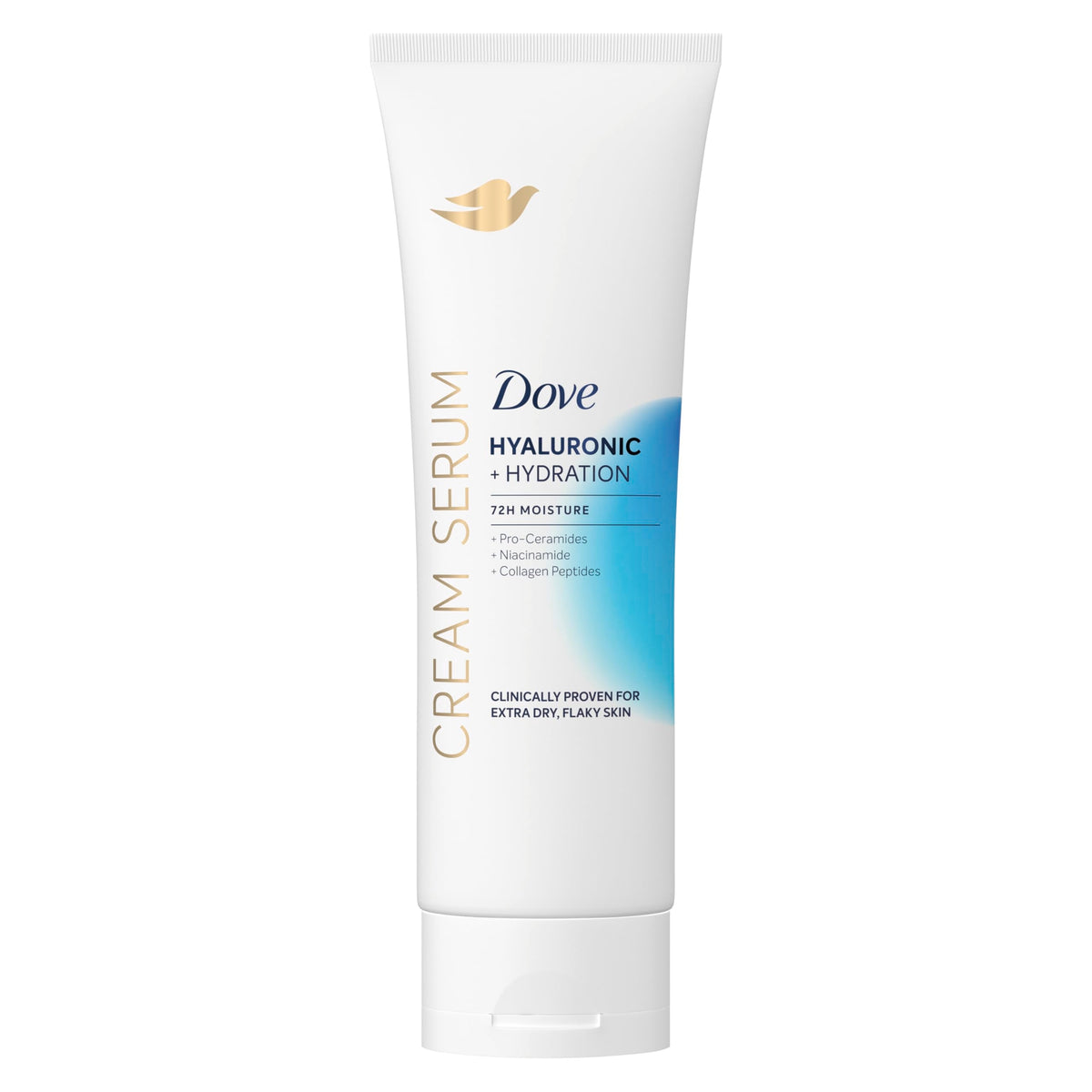 Dove Body Cream Serum Hyaluronic + Hydration for Extra Dry, Flaky Skin 8oz Dove