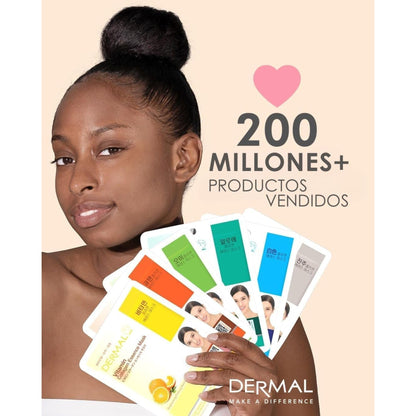 DERMAL 16 Collagen Korean Essence Sheet Mask Variety Pack, Aloe Cica & More DERMAL