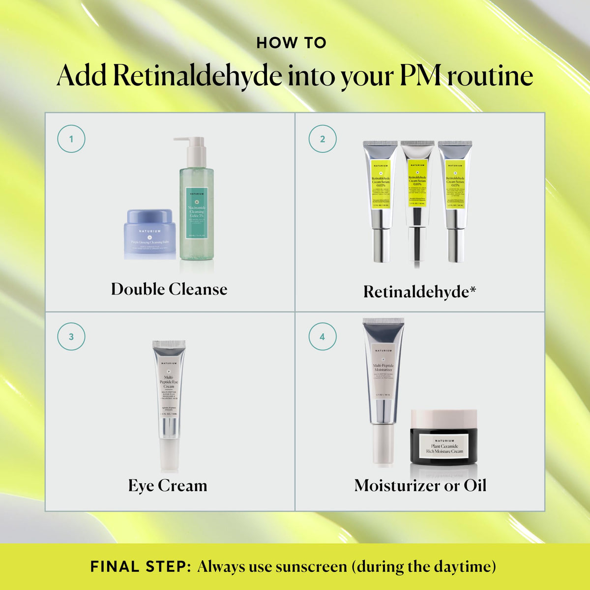 Naturium Retinaldehyde Cream Serum 0.05%, Advanced Anti-Aging & Smoothing Face & Skin Care, 1.7 oz Naturium