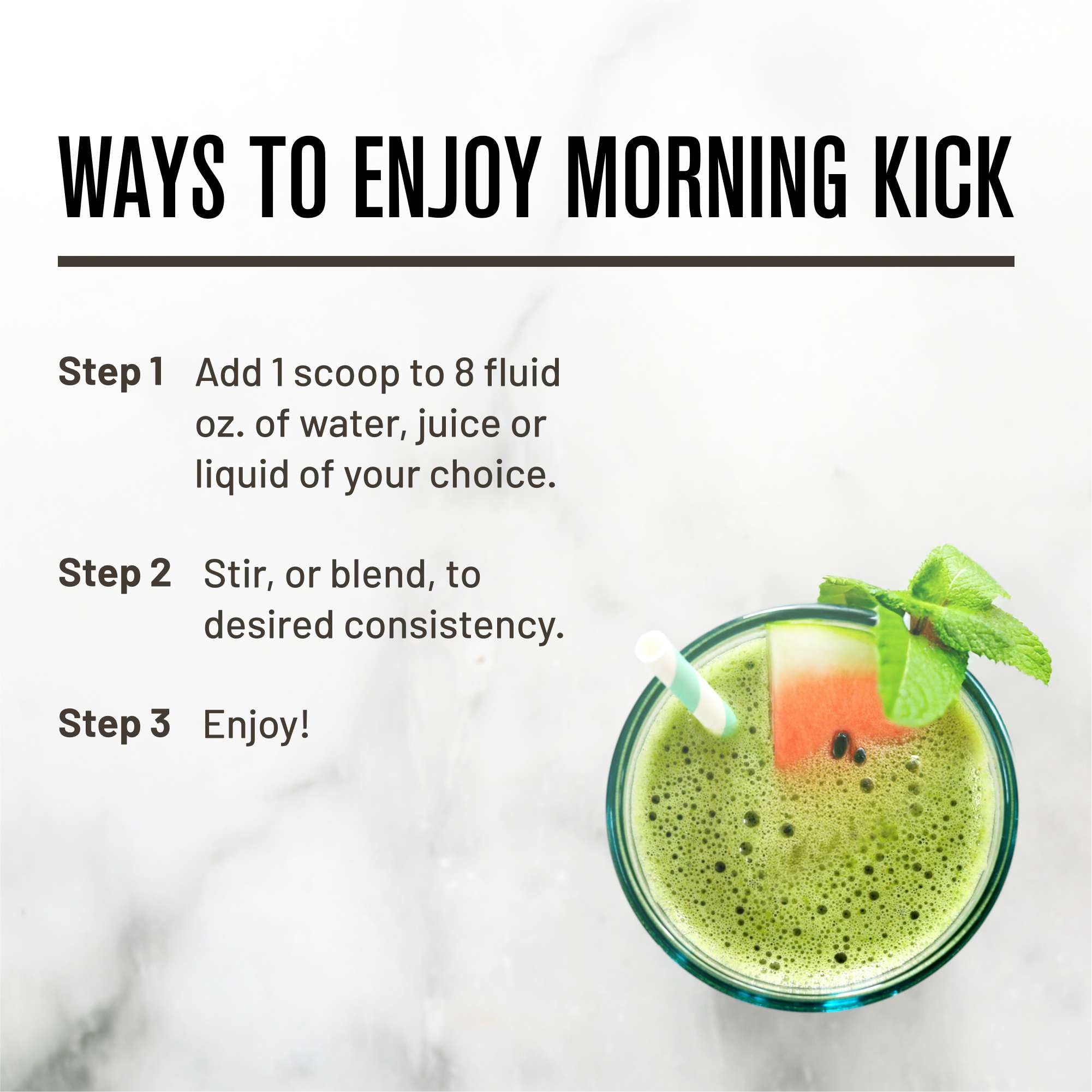 ROUNDHOUSE PROVISION Morning Kick by Chuck Norris - Watermelon Mint Flavor - Greens Superfood Powder with Probiotics, Collagen Peptides & Ashwagandha to Help Support Gut & Joint Health, 3 Pack ROUNDHOUSE PROVISION buy australia supplements