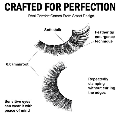 AnyFairy Lash Clusters 8-18mm Wispy Eyelash Clusters 144pcs Cluster Lashes DIY Individual Lashes Clusters with Soft Thin Band for Self Use,Beginner-Friendly(Sylph-774) ANYFAIRY