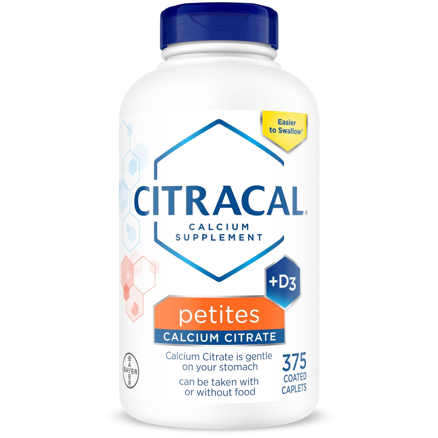 Citracal Petites- Calcium Citrate with Vitamin D3, Bone Health Support, Calcium Supplement for Ages 12+, 375 Count (Packaging May Vary) CITRACAL