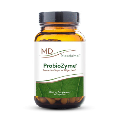 MD Prescriptives - ProbioZyme - Vegetarian Digestive Enzymes - Supplement for Digestive & Gut Health - 90 Capsules MD Prescriptives