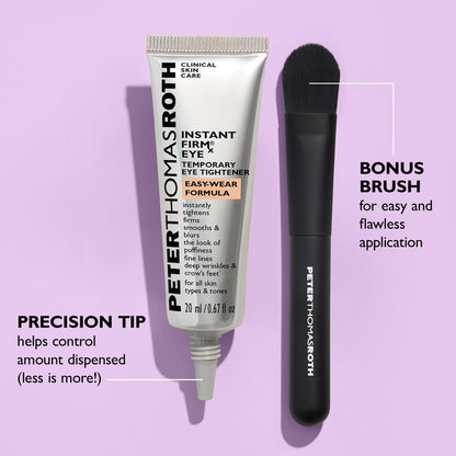 Peter Thomas Roth | Instant FIRMx® Eye Temporary Eye Tightener Easy-Wear Formula | For Firming Under-Eye Bags & Wrinkles Peter Thomas Roth