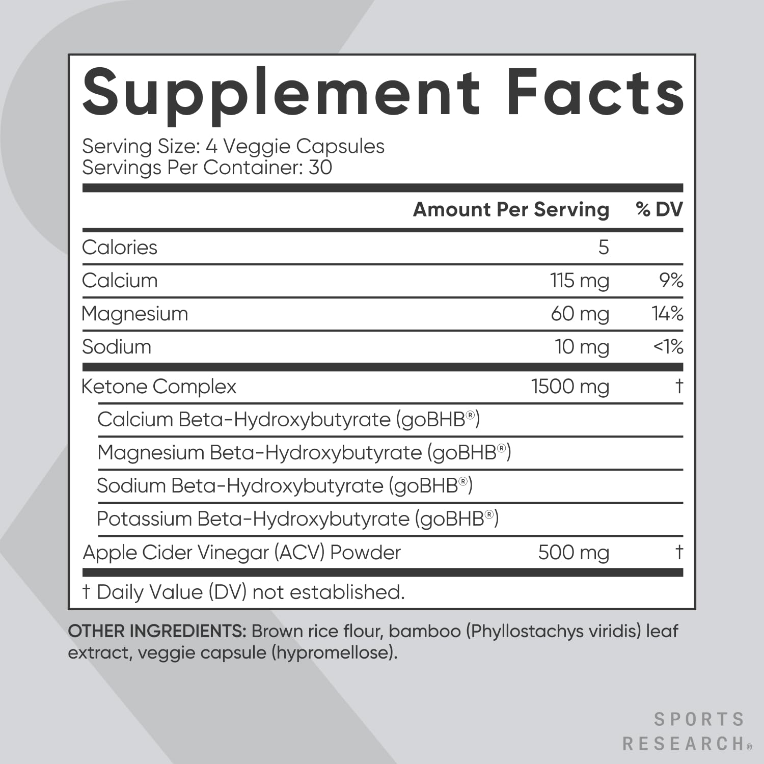 Sports Research® Keto ACV Capsules - Diet Kit System with 500mg of Apple Cider Vinegar Sports Research buy australia supplements