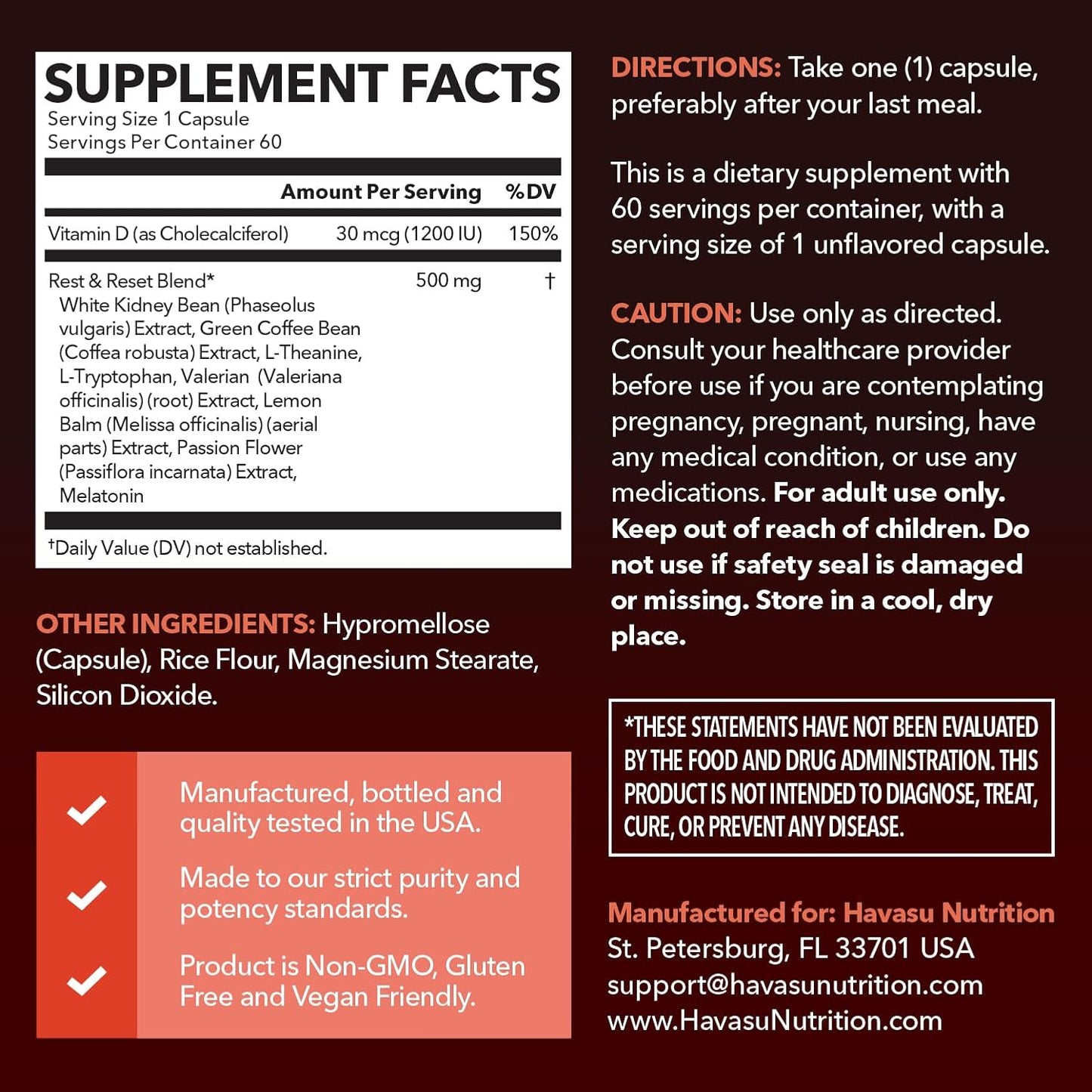 Night Time Fat Burner for Weight Loss Support for Men and Women, 60 Count | Appetite Suppressant and Overnight Metabolism Booster with Melatonin for Sleep Support, Vegan, Gluten Free, 60 Servings Gsupps Australia