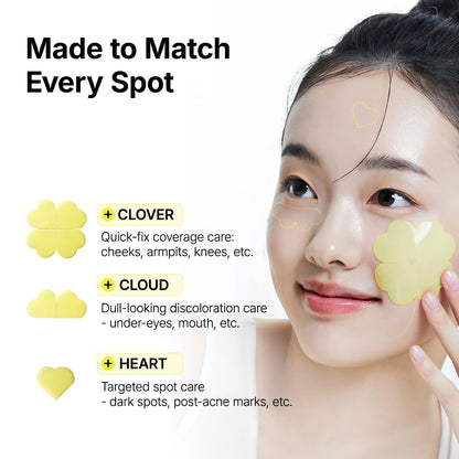 MANYO Glutathione 7 Dark Spot Serum Patch, for Uneven Skin Tone, 30 Count ma:nyo