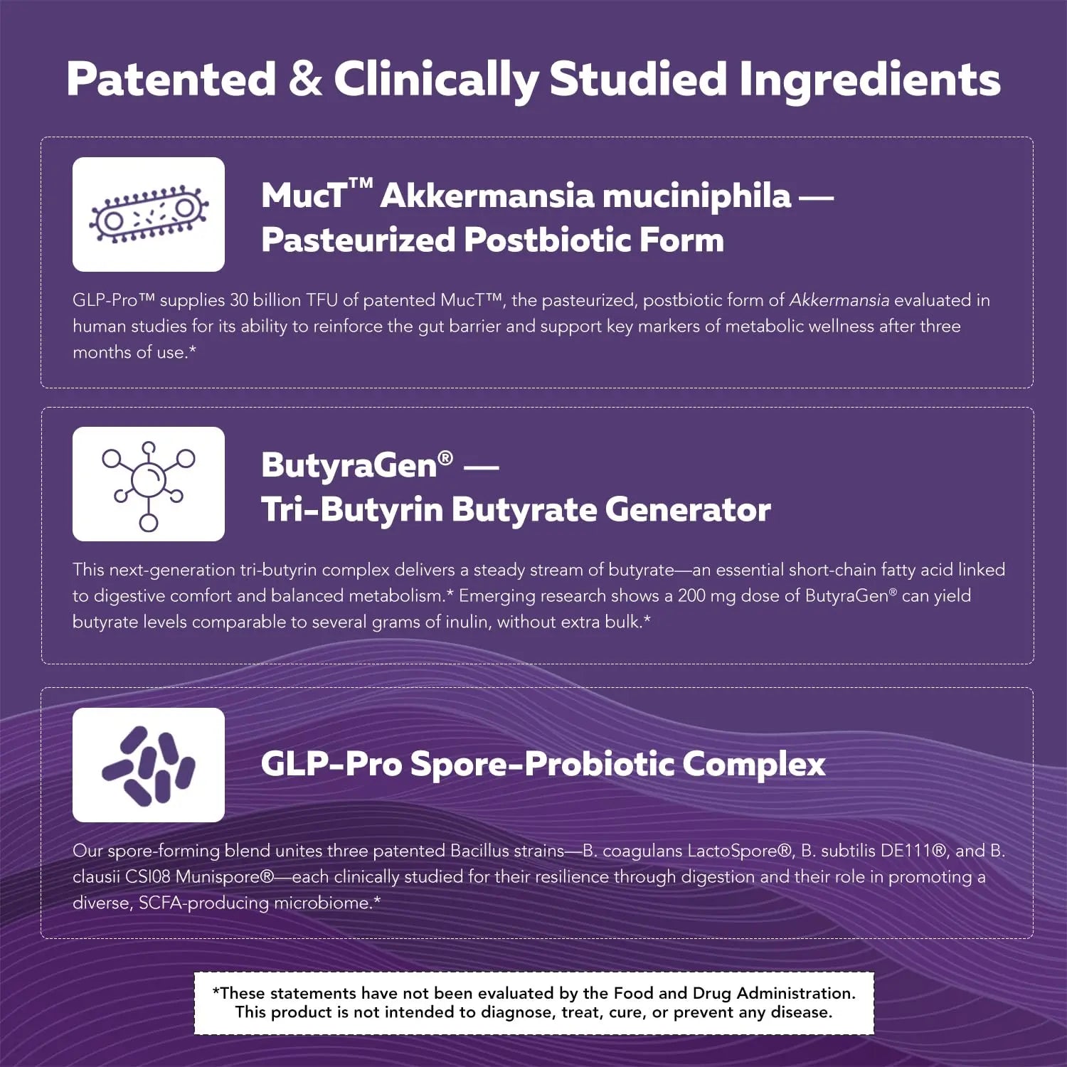 GLP-Pro™: Probiotic & Postbiotic Blend for Natural GLP-1 Support — Akkermansia MucT™, ButyraGen® Butyrate Generator & Spore Bacillus — Healthy Appetite, SCFA & Metabolic Balance — 30 Count Triquetra Health buy australia supplements