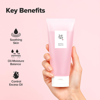 Beauty of Joseon Red Bean Water Gel Hydrating Peptide Hydro Boost Moisturizer for Acne Prone Dry Skin, Korean Skin Care Beauty of Joseon