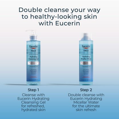 Eucerin Hydrating Gel Cleanser & Makeup Remover, Sensitive Skin, 13.5 Fl Oz Eucerin