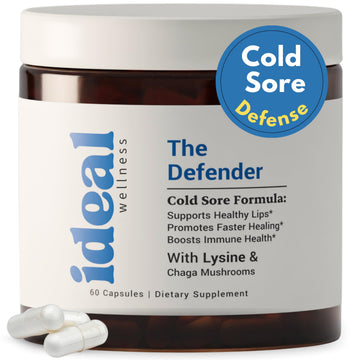L-Lysine Cold Sore Treatment For Lips With Immune Support - L Lysine 1000mg Capsules, Chaga, Bee Propolis, Vitamin C, Zinc & Licorice Root Extract - Non-GMO, Vegetarian, Ideal Wellness buy australia supplements