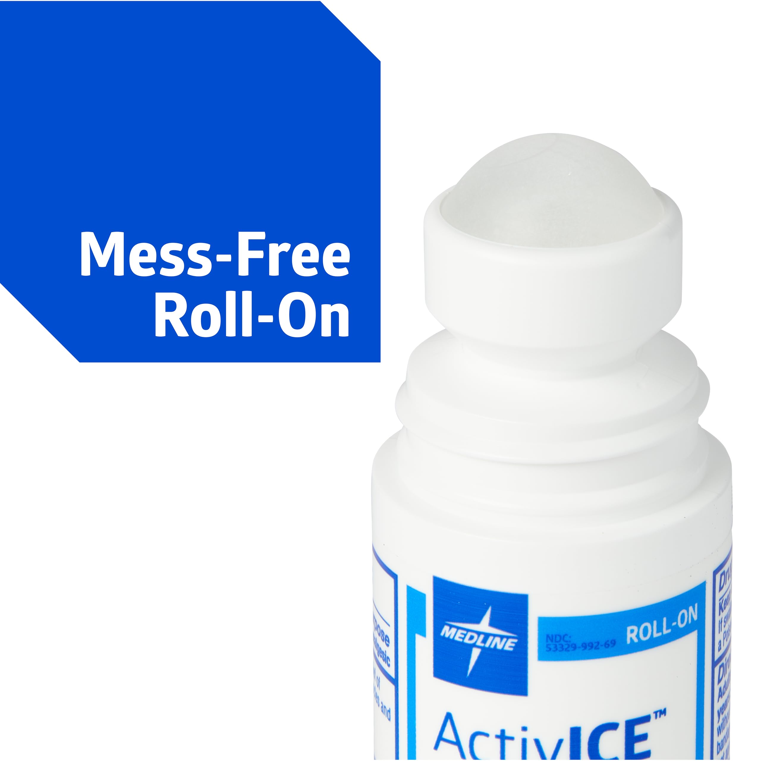 Medline ActivICE Roll-On Cooling Gel, Topical Pain Relief for Arthritis, Joint, Muscle, Back & Body Aches & Pain, 3 oz (3 Count) Medline buy australia supplements