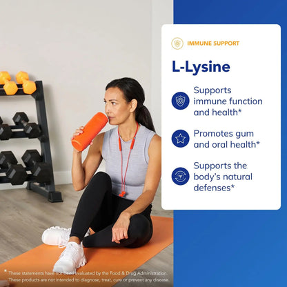 Pure Encapsulations L-Lysine - Essential Amino Acid Supplement for Immune Support & Gum, Lip Health* - with L-Lysine HCl - 90 Capsules Pure Encapsulations