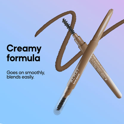 Almay Brow Pencil with Spoolie Brush, 801 Dark Blonde Almay