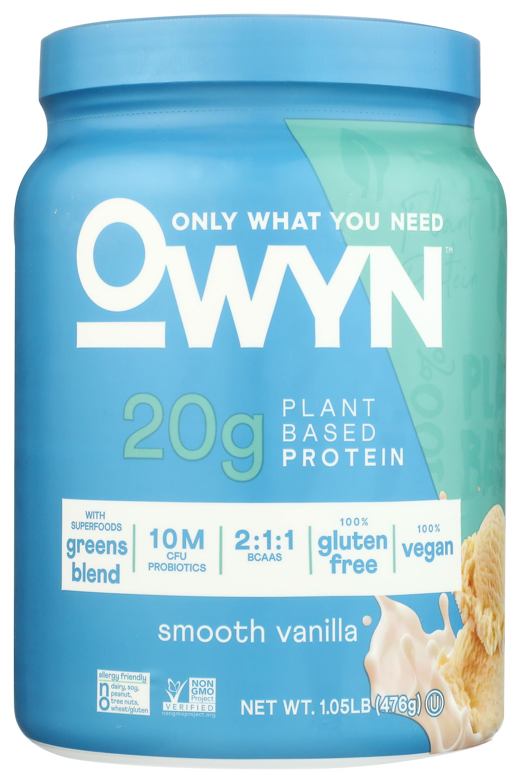 OWYN Only What You Need Plant-Based Protein Powder, Smooth Vanilla, 1.05 lbs OWYN Only What You Need buy australia supplements