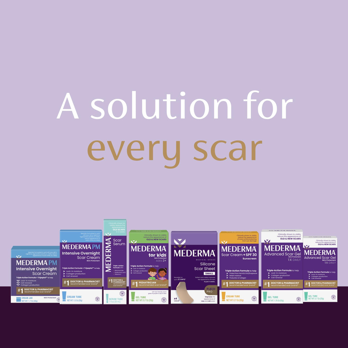 Mederma Scar Serum for Old Scars, Triple-Action with Niacinamide, 1 Fl Oz Mederma