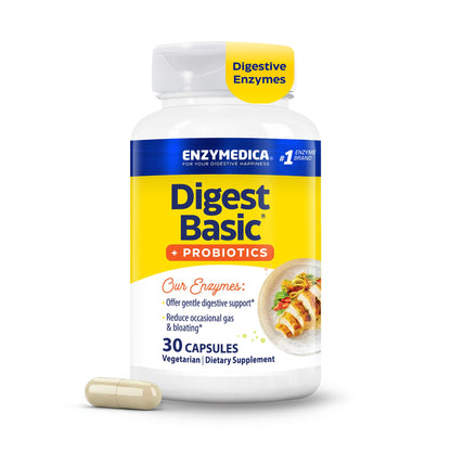 Enzymedica Digest Basic + Probiotics - 90 Caps Gsupps Australia
