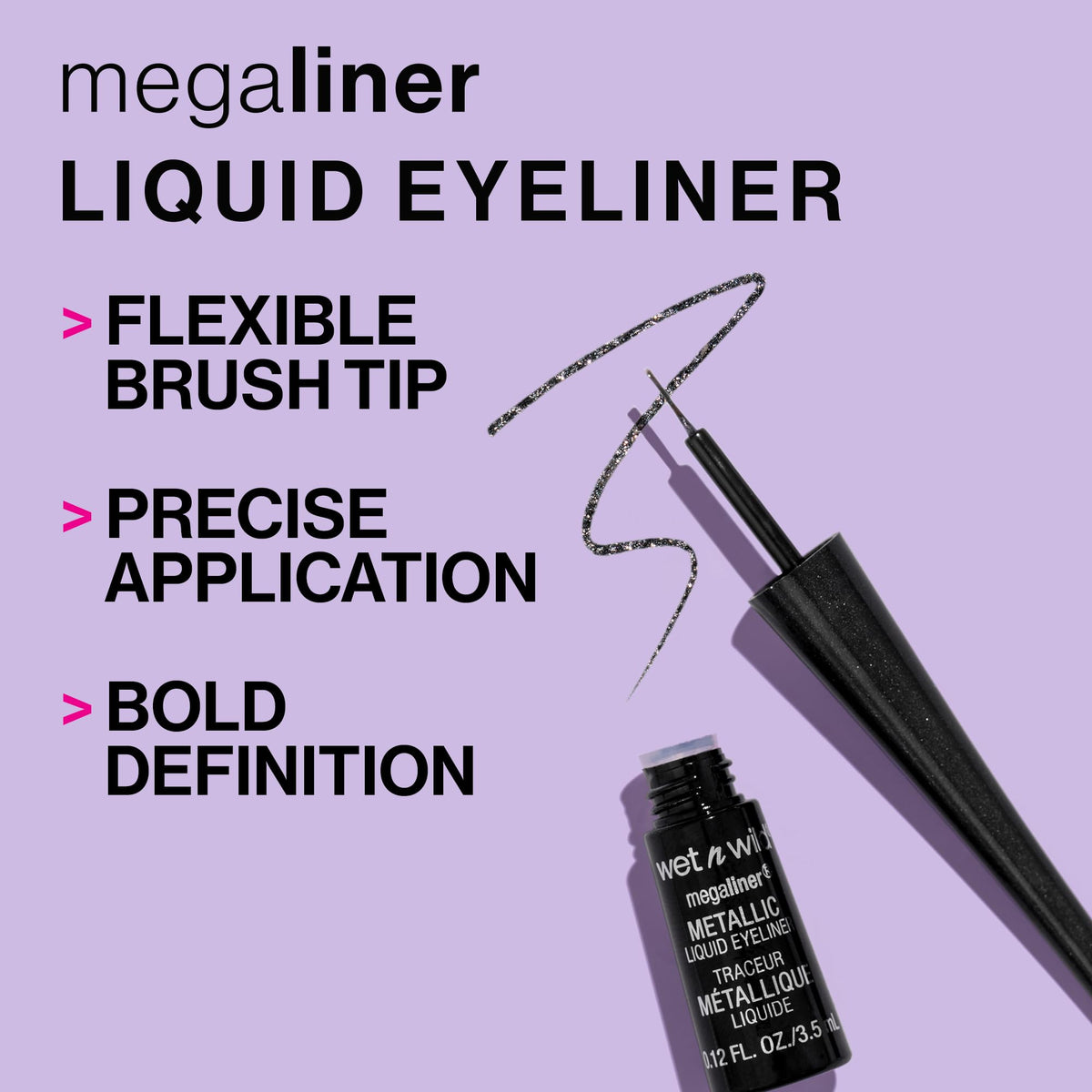 wet n wild MegaLiner Liquid Eyeliner - Black wet n wild