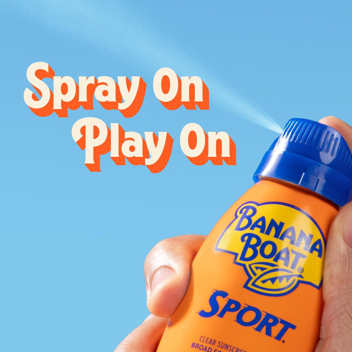 Banana Boat Sport SPF 50 Sunscreen Spray, 6 oz (2 Pack) Banana Boat