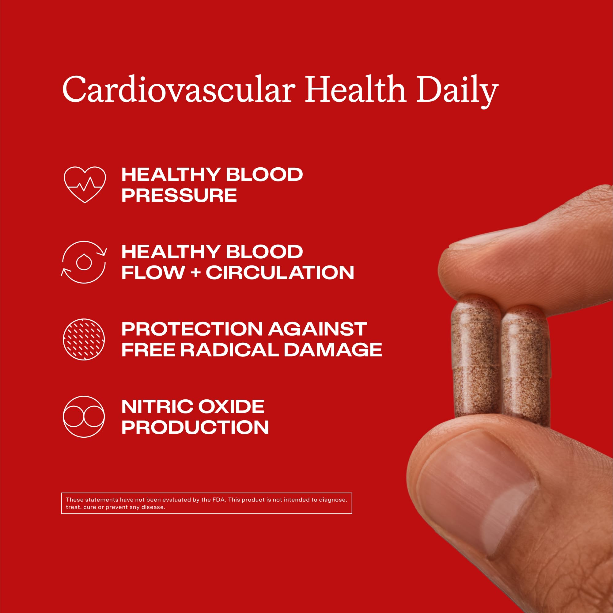 Humann Cardiovascular Health Daily, 4-in-1 Vascular & Blood Pressure Support, Grape Seed Extract Capsules & Hyaluronic Acid Circulation Supplements, Plant-Based Non-GMO, 60 Capsules Humann buy australia supplements