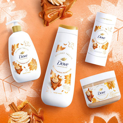 Dove Cinnamon Pumpkin Pie Body Scrub Exfoliates & Moisturizes Skin 15 OZ Dove