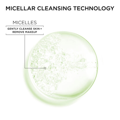 Garnier Micellar Water for Oily Skin, Facial Cleanser & Makeup Remover, Mattifying, For All Skin Types, Vegan, Cruelty Free, 13.5 Fl Oz (400mL), 1 Count Garnier