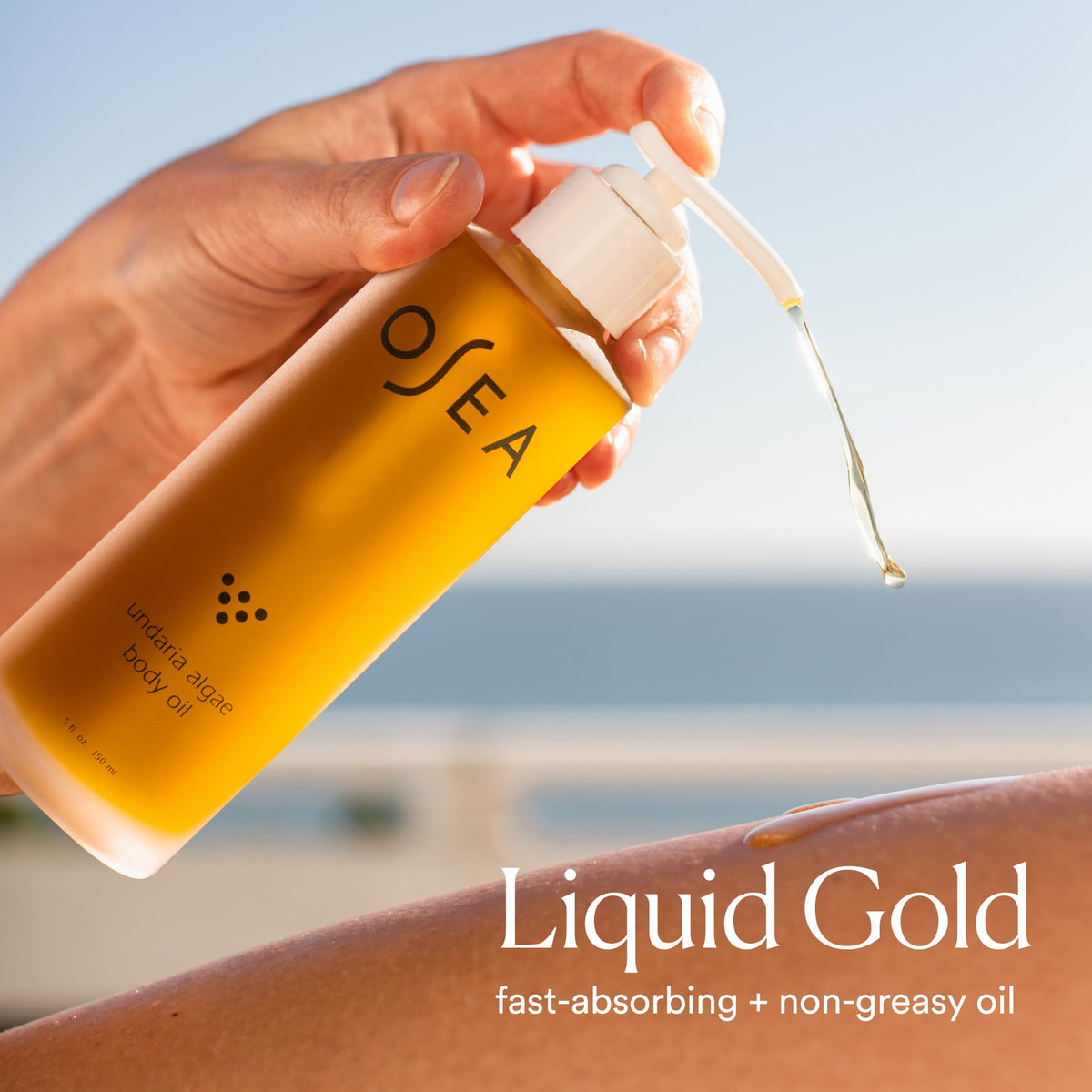 OSEA Undaria Algae Body Oil, Visibly Firming, Deeply Moisturizing, 5 oz OSEA