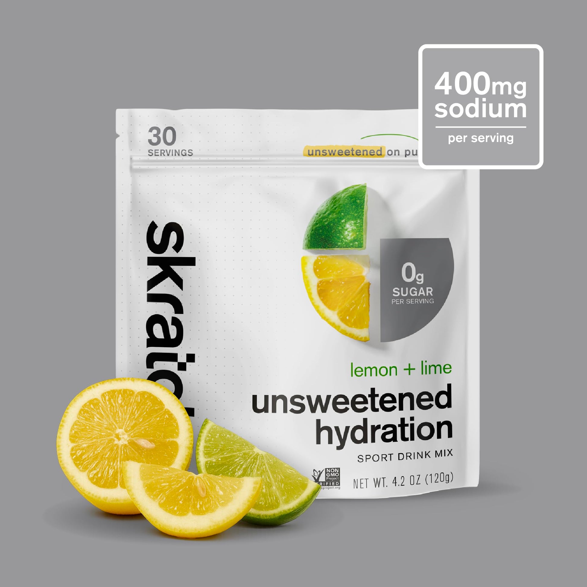 Skratch Labs Unsweetened Hydration Sport Drink Mix | Sugar Free | Electrolytes Booster | Lemon + Lime - 30 Servings | Non-GMO Skratch Labs buy australia supplements