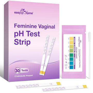 Easy@Home Vaginal pH Test -30 Strips | BV Test Kit at Home for Women | Yeast Infection Test + pH Balance Easy@Home buy australia supplements
