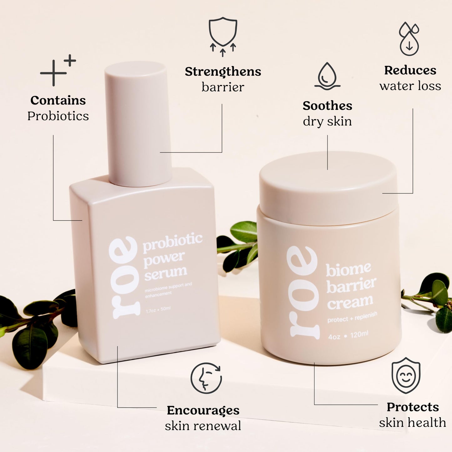 Roe Wellness- Baby Cream Lotion Ointment EWG Verified Non-Toxic Ingredients | Full Body Biome Barrier | Dry Skin, Itch Relief, Moisturizing, All Over Ointment | Toddlers & Kids