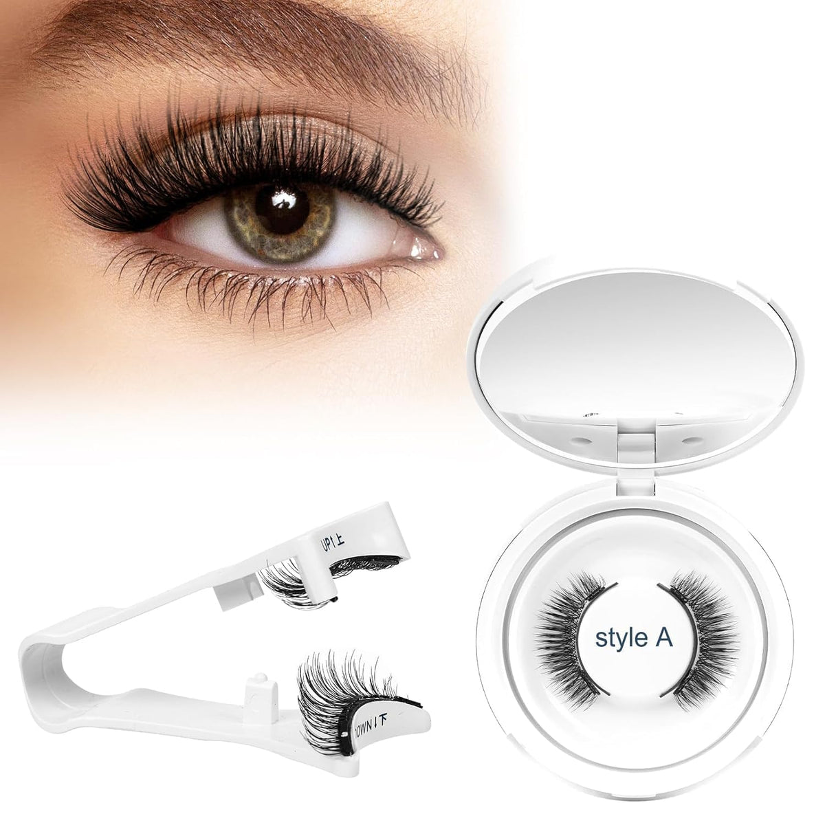 Higu clace Magnetic Eyelashes with Applicator Reusable Magnetic Lashes(A11) Higu clace