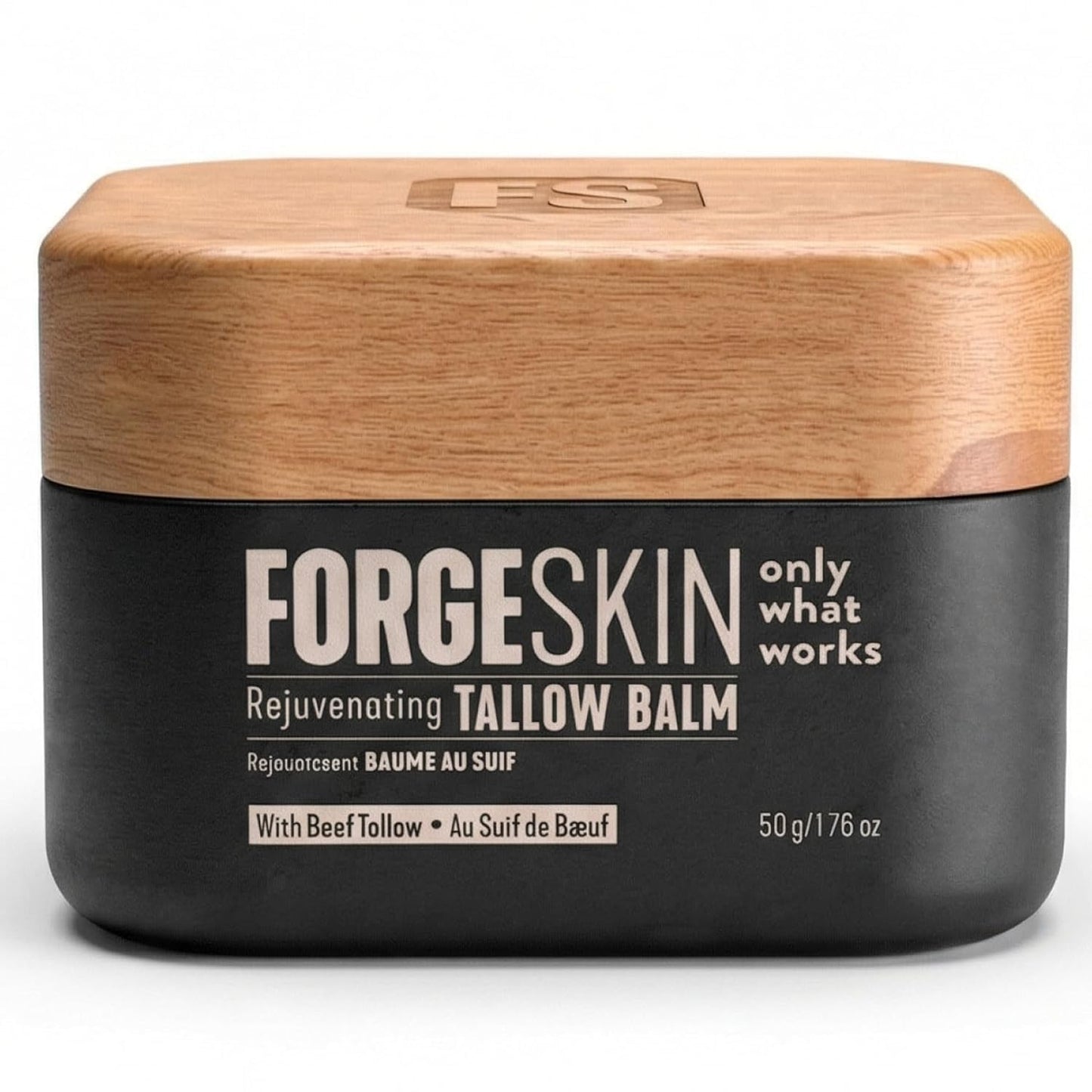 Forge Skin® Wrinkle Defense Beef Tallow Balm for Men [TALLOW-BASED] Moisturizer for Face Hydration - Hydrating Anti Aging Skin Cream Forge Skin
