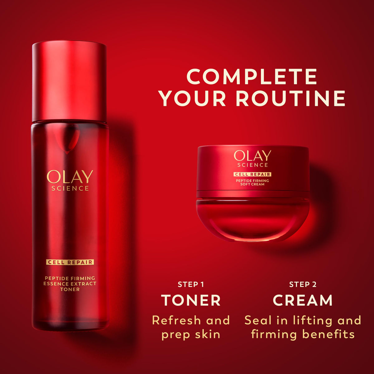 Olay Science Peptide Face Toner | Essence Extract Hydrating Toner for Face - Premium Skin Care, for All Skin Types - Longevity & Anti-Aging - Exclusive Antioxidant Peptide Complex Infused, 1.7 oz Olay Science