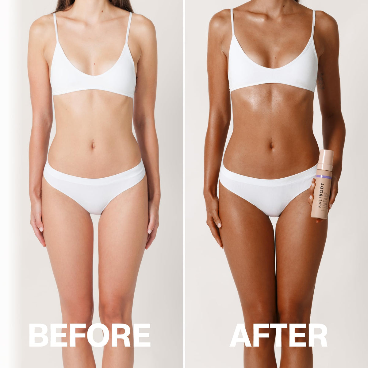 Bali Body Deep Violet Self Tanning Mousse – Self Tanner Mousse Violet-Based Formula for Dark, Fake Tan with Olive Undertones – Hydrating, Sunless Tanner for Sensitive Skin – 200ml / 6.7fl oz BALI BODY