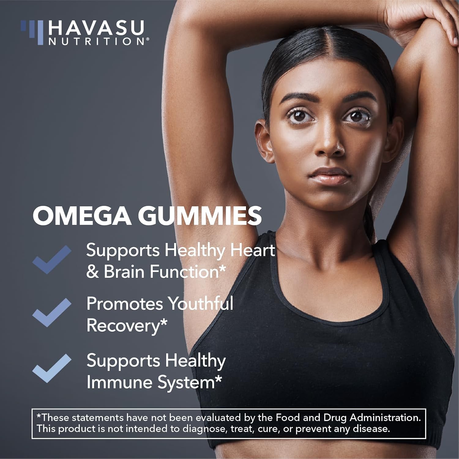 Omega 3 6 9 Gummies with DHA, Plant-Based Omega 3 Gummies for Adults, 60ct | Omega 3 6 9 + DHA Gummies, Fish Oil Alternative for Adults with DHA from Algae, Lemon and Orange Flavors, 20 Servings Gsupps Australia
