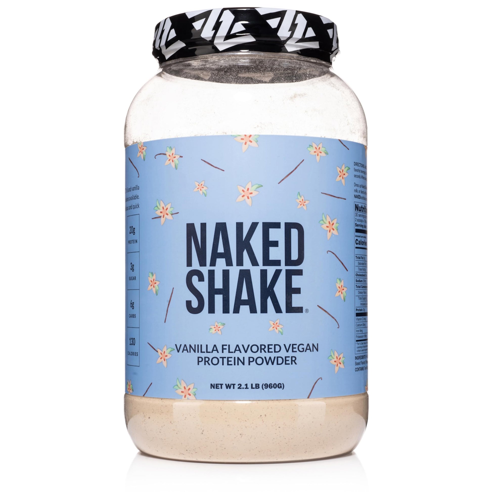 NAKED Shake - Vanilla Protein Powder - Plant Based Protein Shake with Mct Oil, NSF Certified, Gluten-Free, Soy-Free, No Gmos Or Artificial Sweeteners - 30 Servings NAKED buy australia supplements