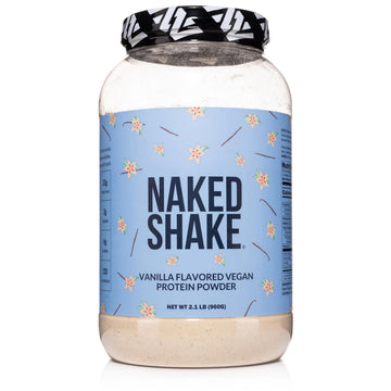 NAKED Shake - Vanilla Protein Powder - Plant Based Protein Shake with Mct Oil, NSF Certified, Gluten-Free, Soy-Free, No Gmos Or Artificial Sweeteners - 30 Servings NAKED buy australia supplements