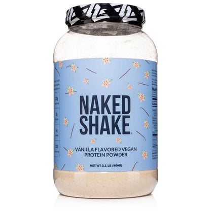 NAKED Shake - Vanilla Protein Powder - Plant Based Protein Shake with Mct Oil, NSF Certified, Gluten-Free, Soy-Free, No Gmos Or Artificial Sweeteners - 30 Servings NAKED