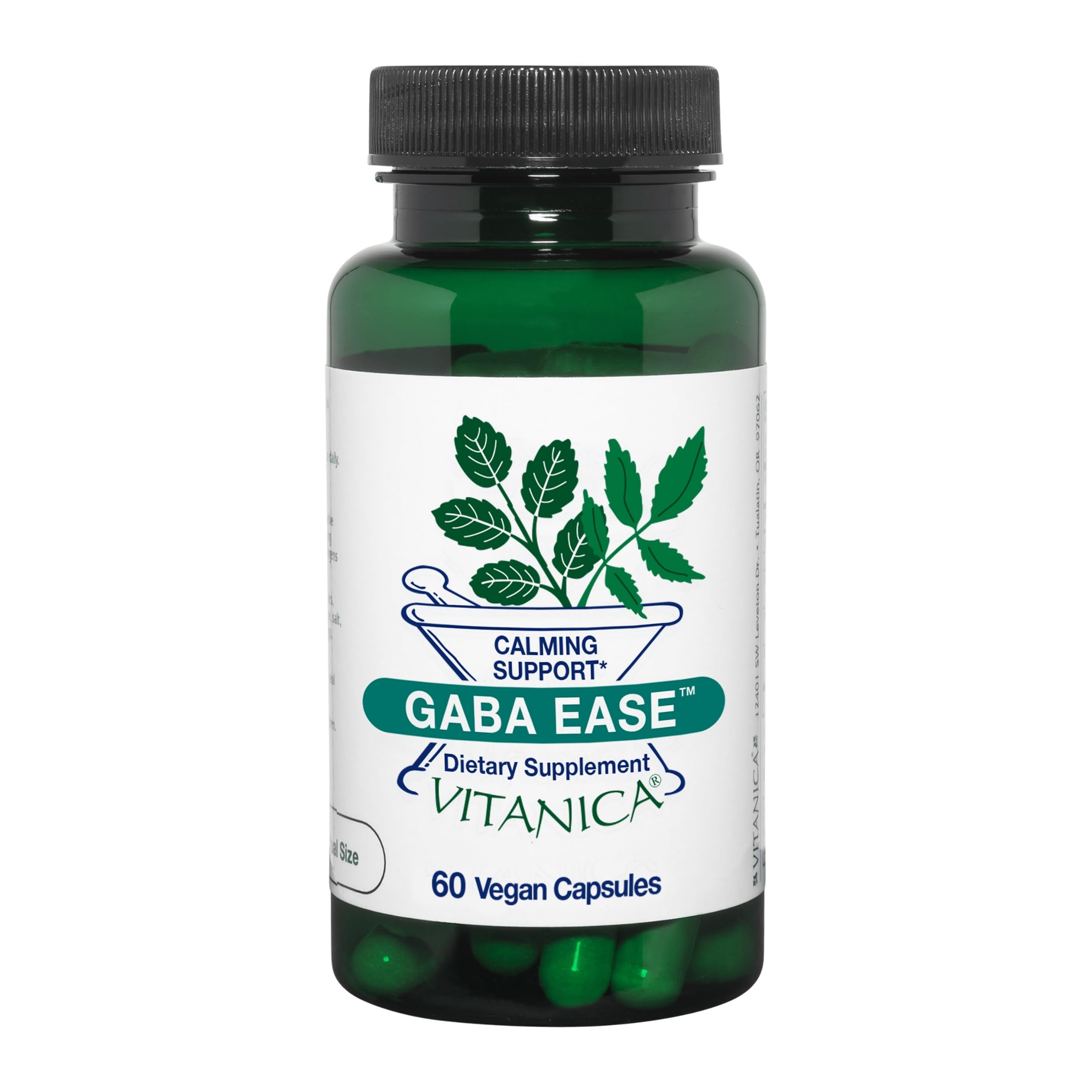 Vitanica, GABA Ease, Calming Support, Vegan, 60 Capsules Vitanica buy australia supplements