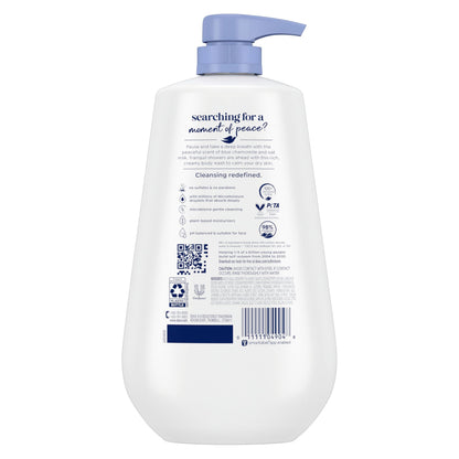 Dove 24hr Anti-Stress Lotion Body Wash, Blue Chamomile & Oat Milk 30.6 oz Dove