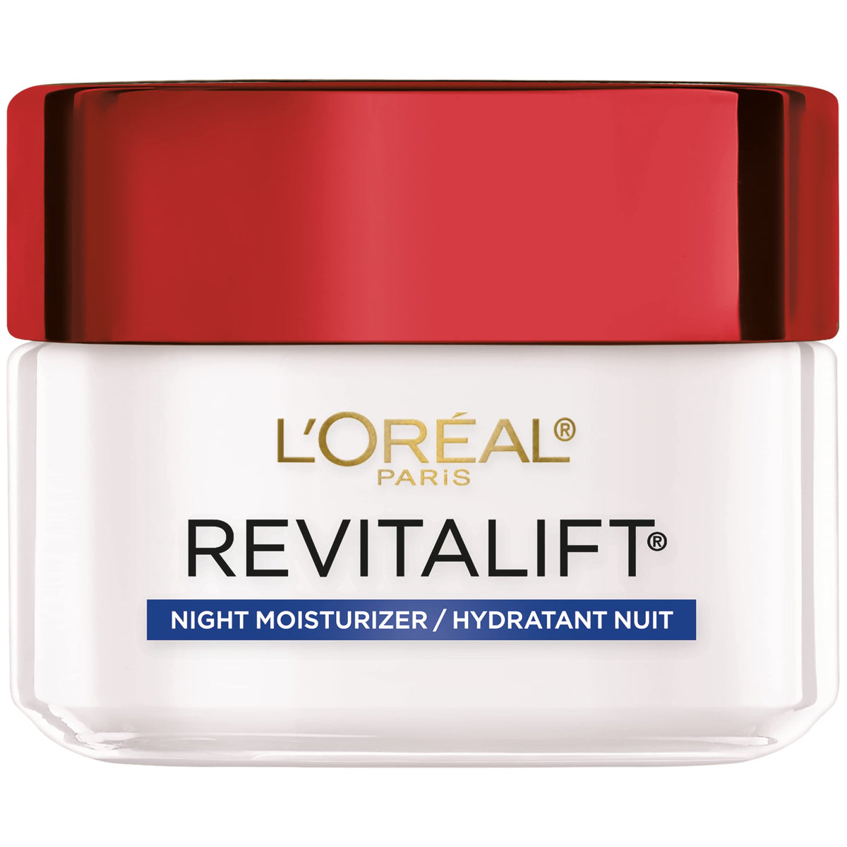 L'Oreal Paris RevitaLift Anti-Wrinkle Firming Night Cream, 1.7 Ounces Single pack L'Oreal Paris